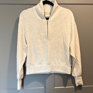 Varley-Half-Zip Pullover Women’s, Sweatshirt in Light Heather-XS